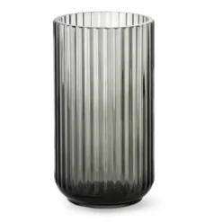 Lyngby vase røgfarvet 20 cm
