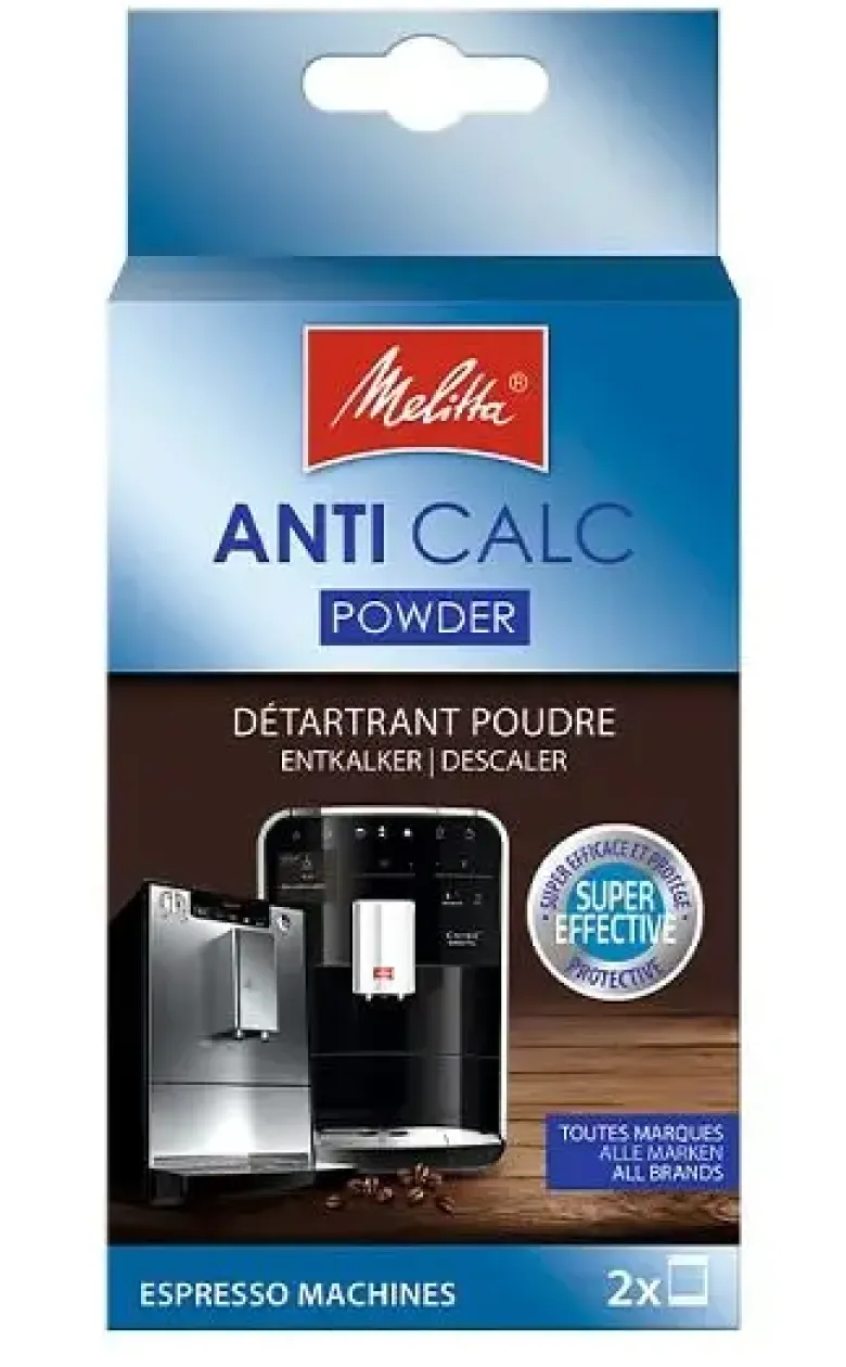 Melitta Afkalkningsmiddel pulver til espressomaskiner 2*40 gram