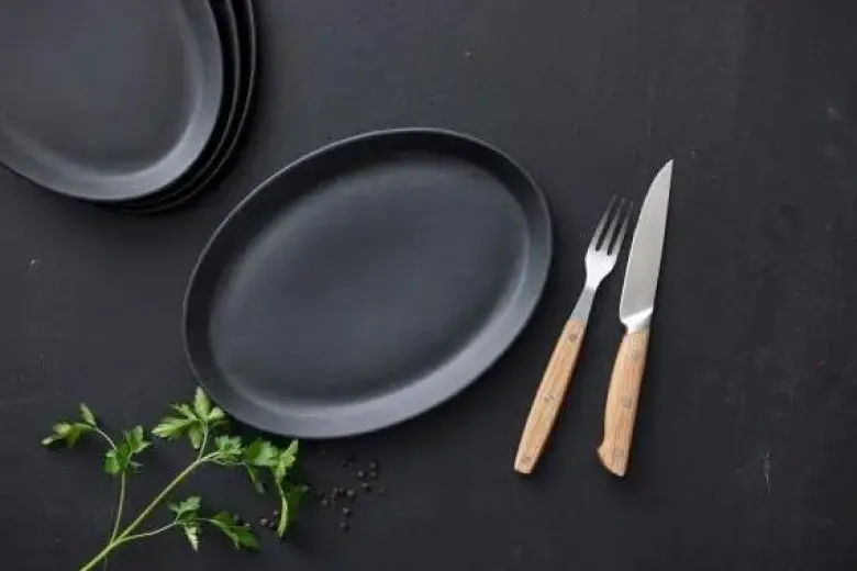Morsø Foresta Steak bestiksæt 8 dele Eg/Rustfrit stål