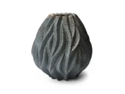 Morsø vase flame 23 cm grå