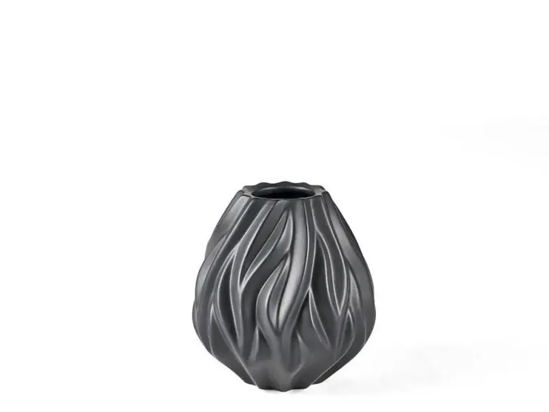 Morsø vase flame 15 cm Sort