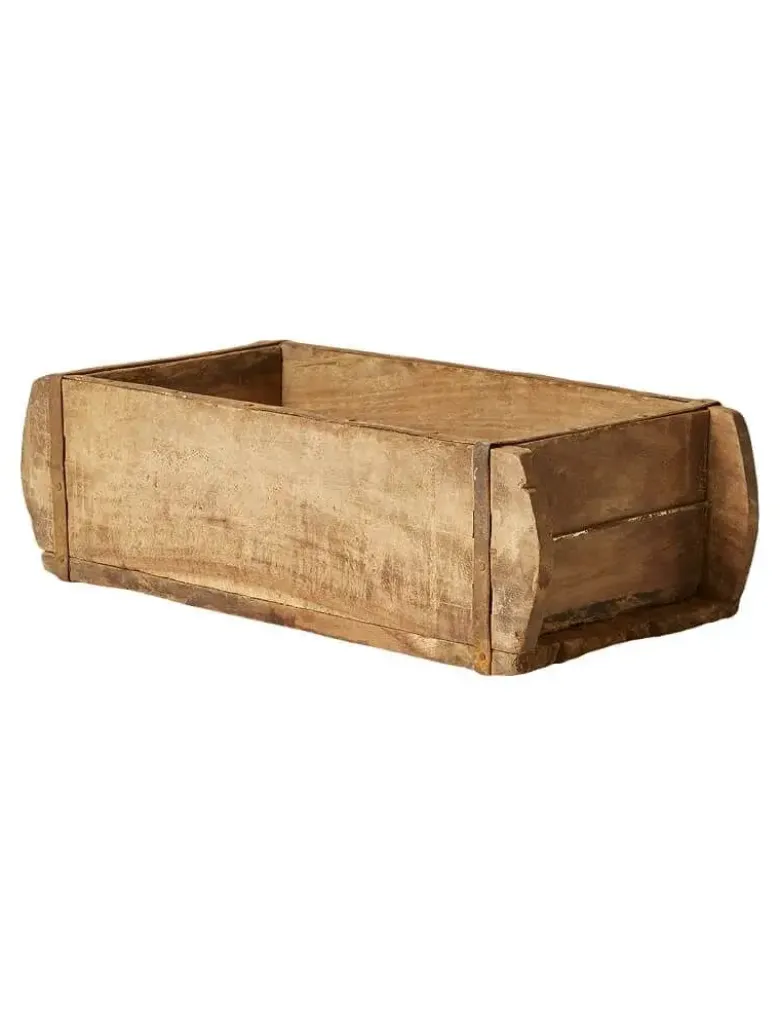 Murstensform genbrugstræ 30x9x14 cm natural