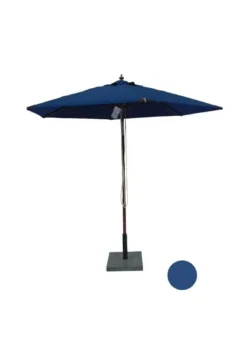 Nice parasol blå Ø3m
