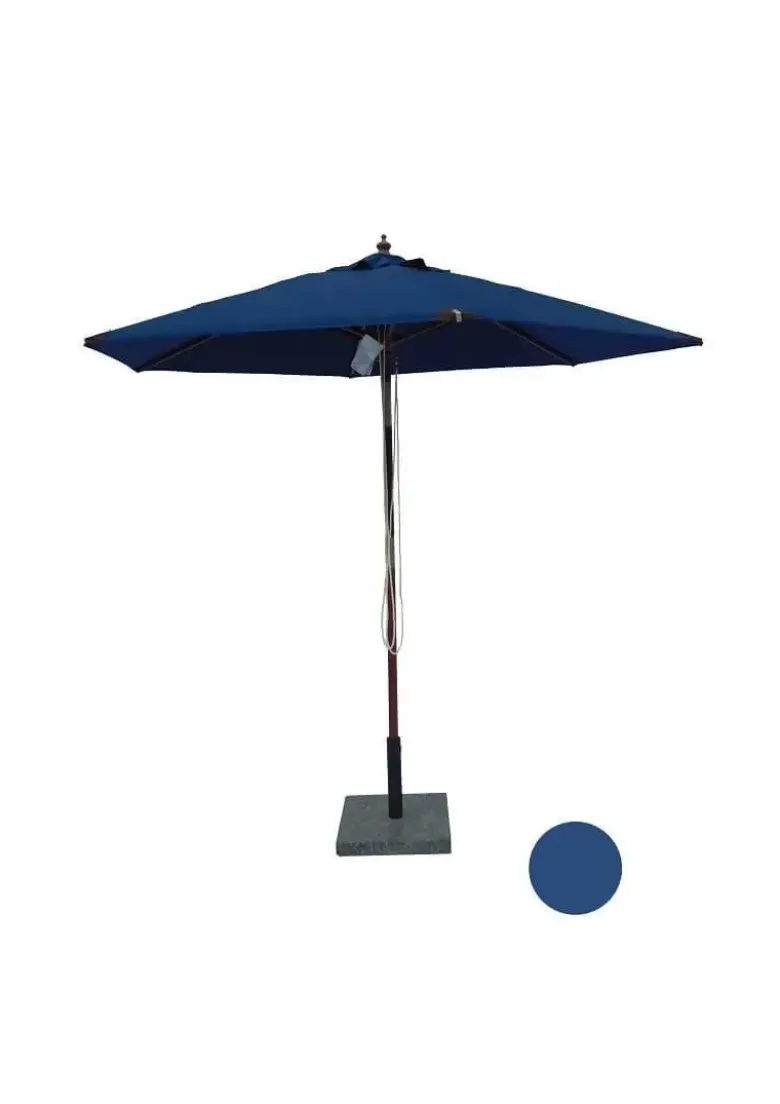 Nice parasol blå Ø3m