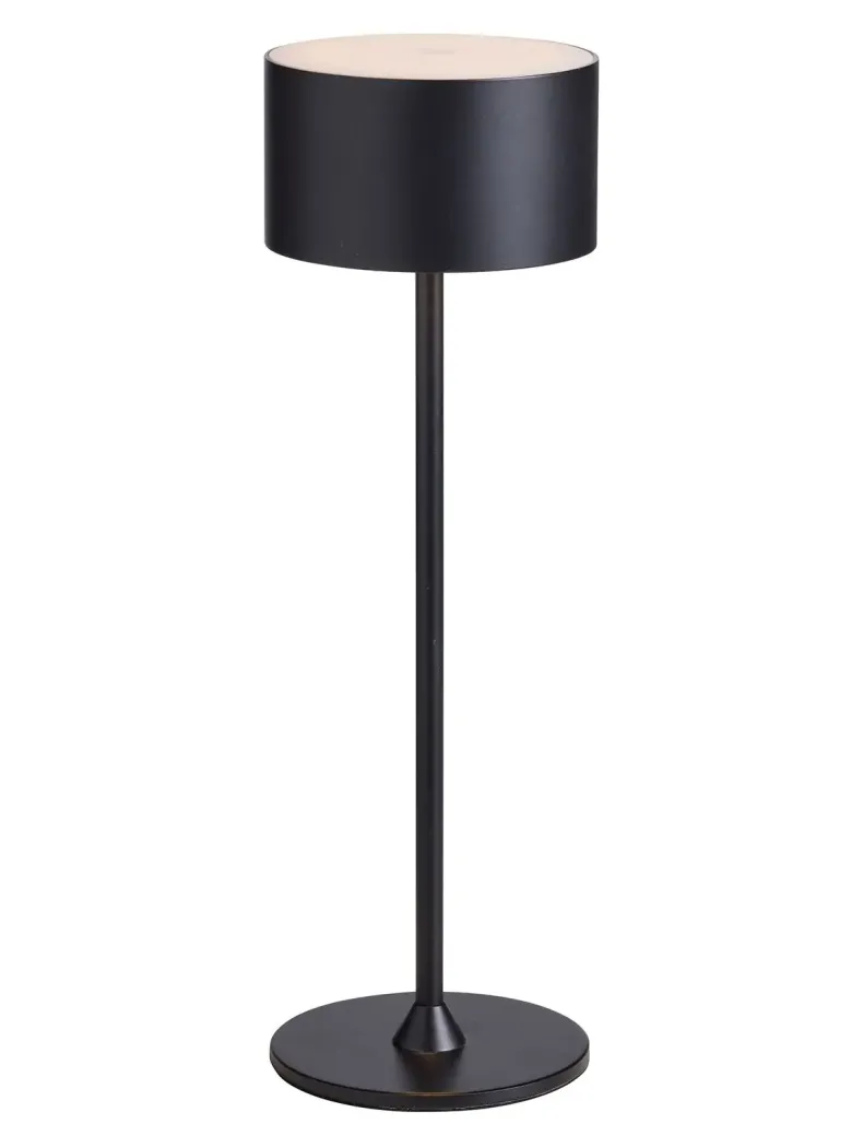 Nielsen Light Bistro Genopladelig Bordlampe Sort