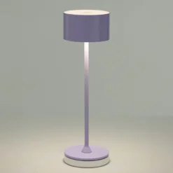 Nielsen Light Bistro Genopladelig Bordlampe Støvet lilla