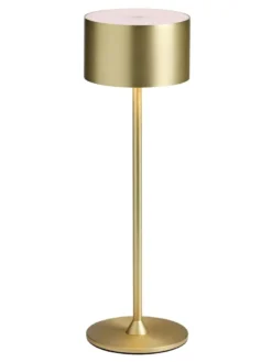Nielsen Light Bistro Genopladelig Bordlampe Børstet messing