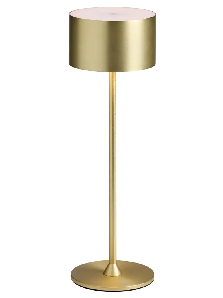 Nielsen Light Bistro Genopladelig Bordlampe Børstet messing
