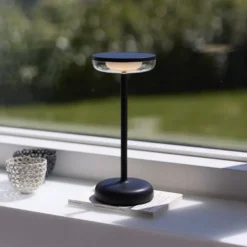 Nielsen Light Breeze Solcelle Bordlampe Sort