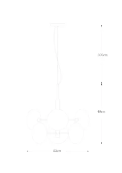 Nielsen Light Continental Pendel Messing