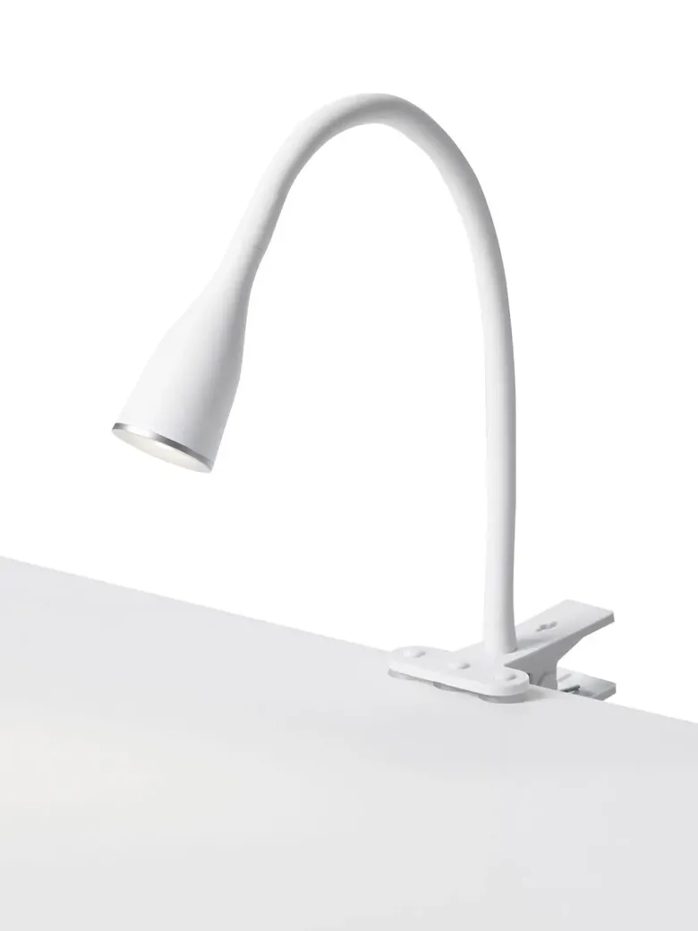 Nielsen Light Eye Klemmelampe Hvid