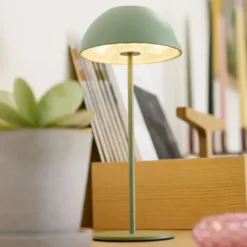 Nielsen Light Luna Genopladelig Bordlampe Støvet grøn