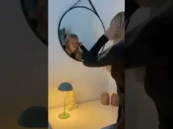Nielsen Light Luna Genopladelig Bordlampe Støvet grøn