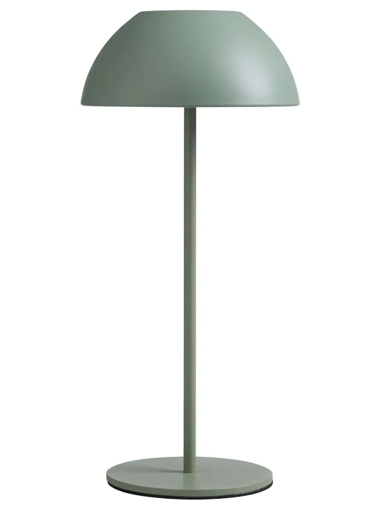 Nielsen Light Luna Genopladelig Bordlampe Støvet grøn