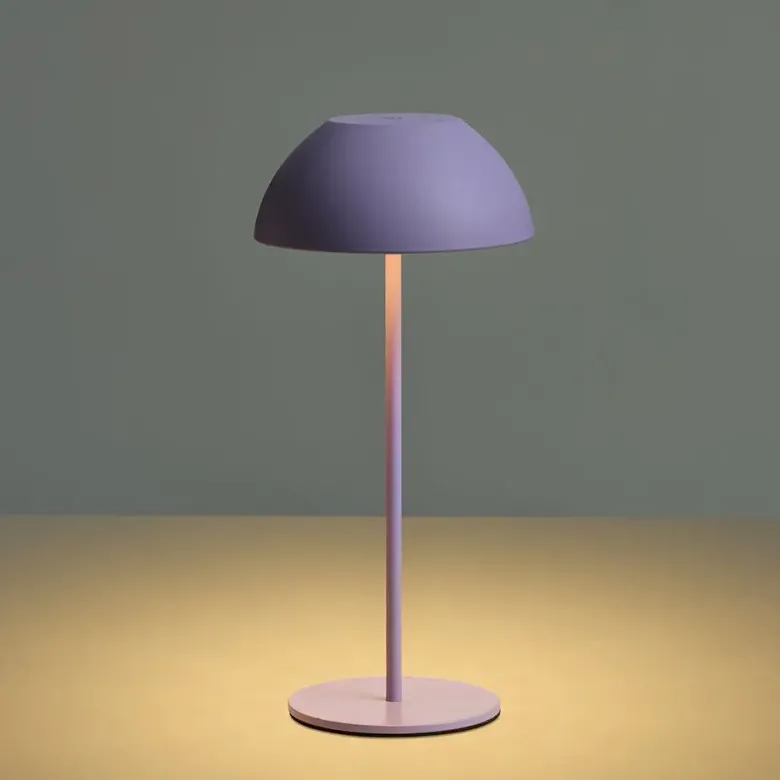 Nielsen Light Luna Genopladelig Bordlampe Støvet lilla