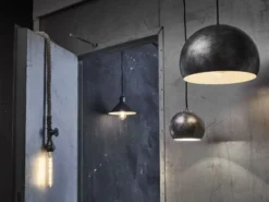 Nielsen Light Nice kuglependel galvaniseret Ø35 cm
