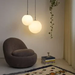 Nielsen Light Nora Cafependel Opal/Sort Ø40 cm