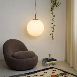Nielsen Light Nora Cafependel Opal/Sort Ø50 cm
