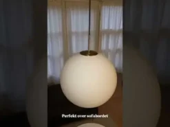 Nielsen Light Nora Cafependel Opal/messing Ø30 cm