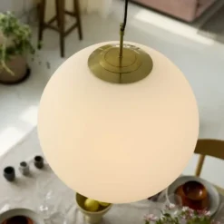 Nielsen Light Nora Cafependel opal/messing Ø50 cm