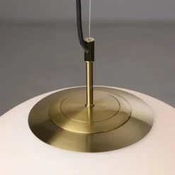 Nielsen Light Nora Cafependel opal/messing Ø50 cm
