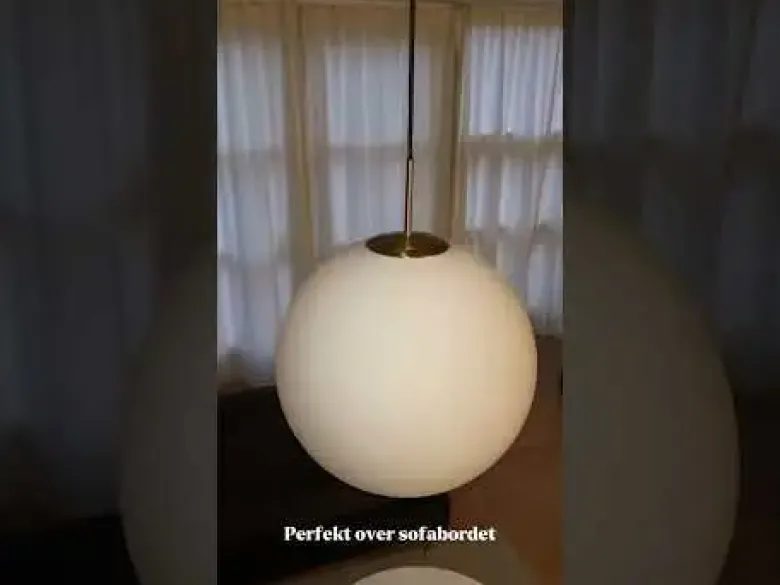 Nielsen Light Nora Cafependel opal/messing Ø50 cm