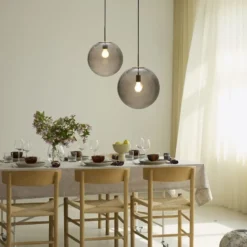Nielsen Light Nora Cafependel Mørktonet/messing Ø40 cm