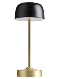 Nielsen Light Royal Genopladelig Bordlampe Sort/guld