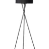 Nielsen Light Uptown Gulvlampe Sort med sort stofskærm