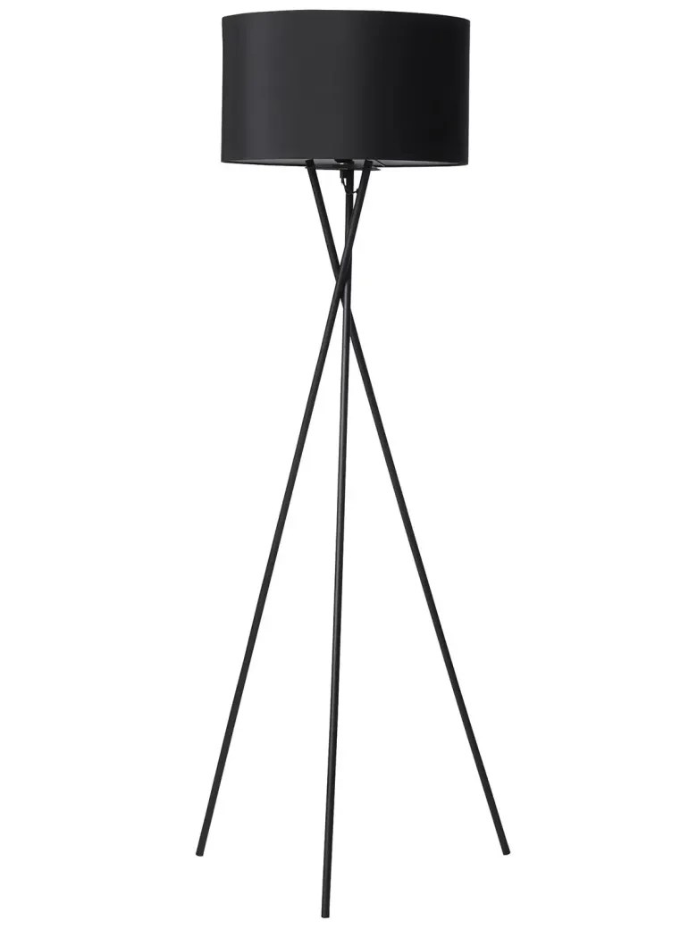 Nielsen Light Uptown Gulvlampe Sort med sort stofskærm