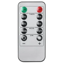 Nordic Glow LED Bloklys hvid 3-pak