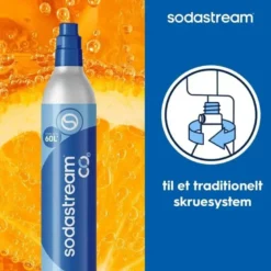 Ny SodaStream kulsyrepatron med skruegevind
