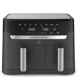 OBH Nordica Airfryer Dual Easy Fry & Grill Sort