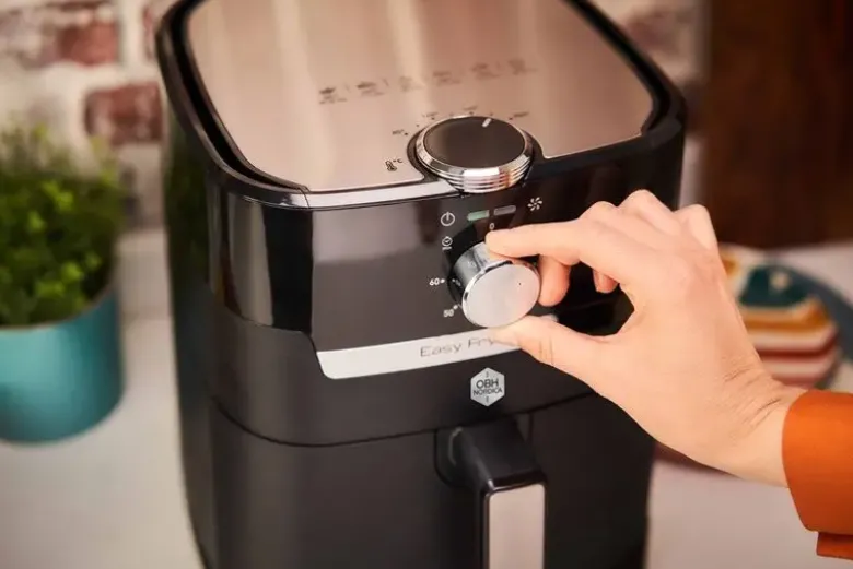 OBH Nordica Airfryer Easy Fry & Grill 2-i-1 mekanisk 1550 W