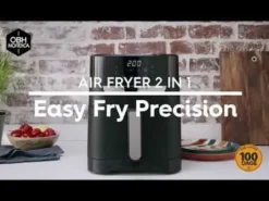 OBH Nordica Airfryer Easy Fry Precision 2-i-1 Sort Digital