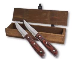 Old Farmer Classic Steakkniv XL 2 stk træ/stål