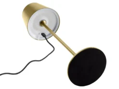 One Genopladelig bordlampe gylden