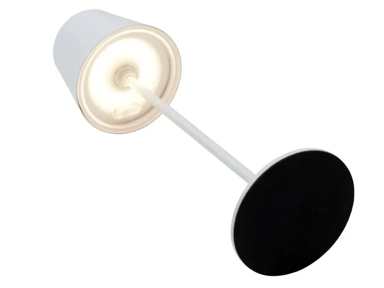 One Genopladelig bordlampe hvid