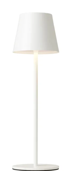 One Genopladelig bordlampe hvid