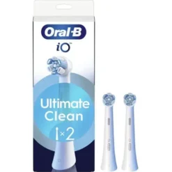Oral-B IO Ultimate Clean børstehoved hvid 2-pak