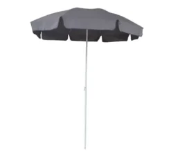 Parasol med tilt 180 cm hvid