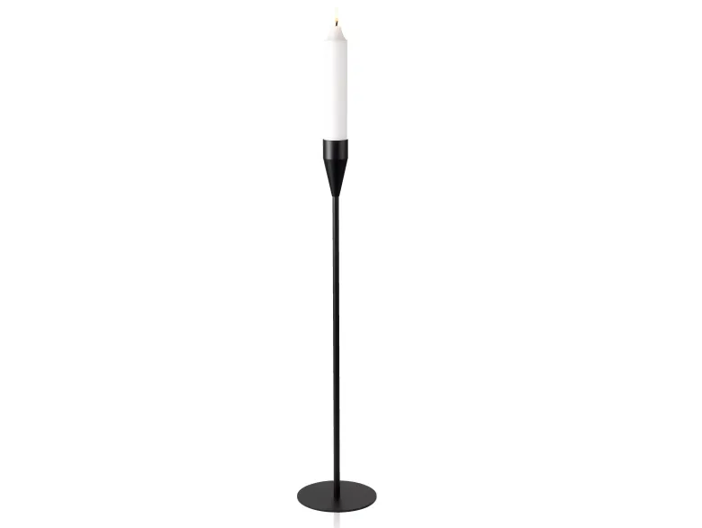 Piet Hein Lysestage Saturn sort 36 cm