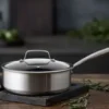 Pillivuyt Gourmet Roya Sauterpande keramisk non-stick Dia 24 cm Stål