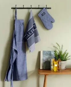 Pillivuyt Viskestykke 80x50 cm stribet blå