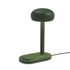 PLEASE WAIT to be SEATED Emendo bordlampe m.trådløs oplader Emerald green