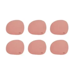 RAW coasters soft silikone 6 stk spice rose