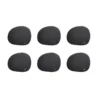 RAW coasters soft silikone 6 stk sort