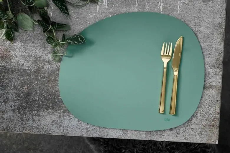 RAW Dækkeserviet grøn
