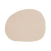 RAW Dækkeserviet recycled læder Warm Nude