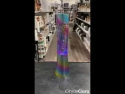 Regnbue glitterlampe til batteri